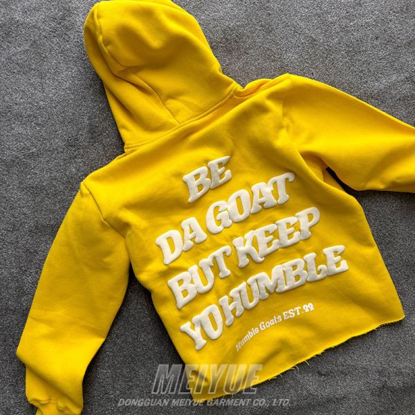 Vestidos de calle Francés Terry con capucha Puff Impresión con capucha 500gm Unisex