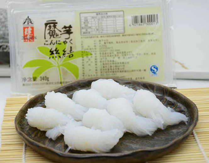 Низкий карбюратор варя половину сахара Konjac лапши Shirataki низкую прозрачную