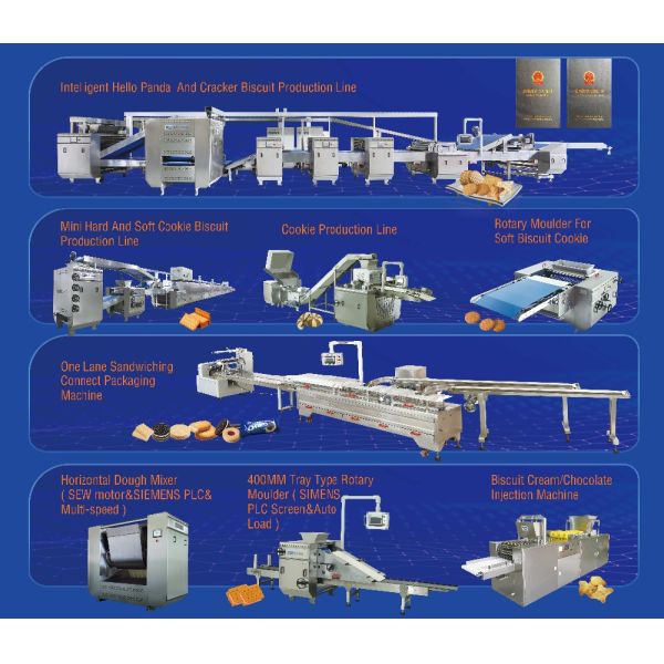 Печенье мелкого бизнеса индустрии SGS делая машину 80-200kgs/Hour