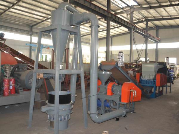 Fine Rubber Powder Pulverizer / Abandoned Tyre And Rubber Grinder Mill