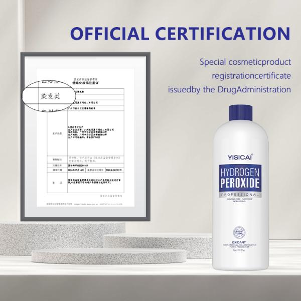 1000ml Ammonia-Free Hydrogen Peroxide Hair Bleaching Dyeing Solution 3%6%9%12% Concentrations Milk Texture Permanent Feature