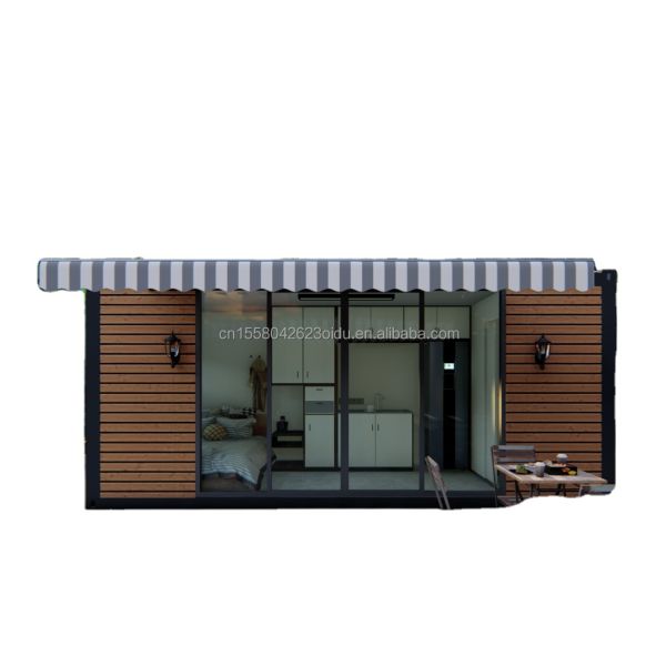 Modern Design Flat Pack Container 20 FT Prefabricated Steel House for Outdoor or Camping Low Cos