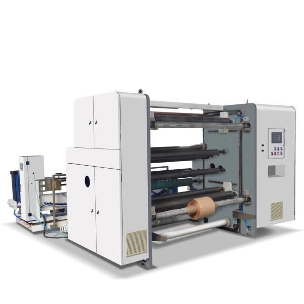 380V High Speed Slitting Machine , Cardboard Paper Roll Slitter Machine