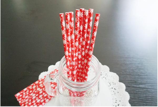 Hot sale Party Decorate food grade material Colorful  Paper Straws wholesales