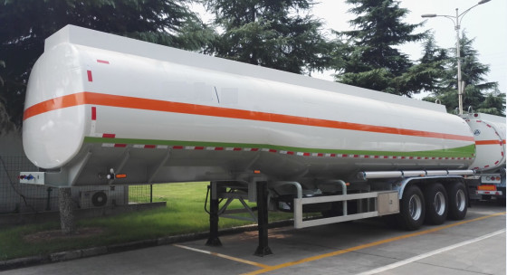 59.4CBM 3 Axle Semi Trailer / LNG Transport Trailers For Transport LPG