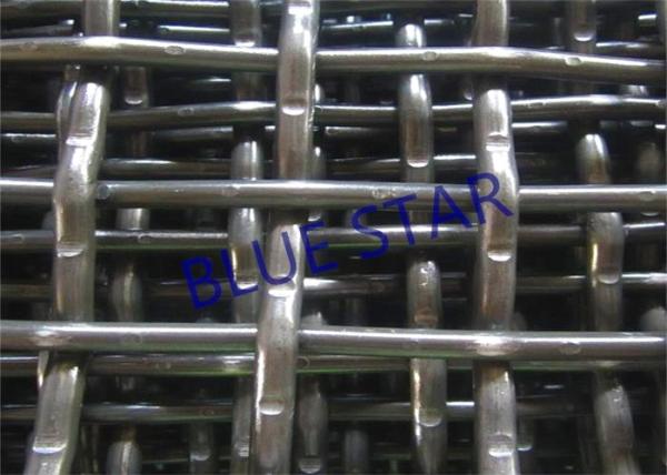 Galvanized Steel Mining Screen Mesh Sheet / Roll 1 - 5M Width Anti - Corrosion