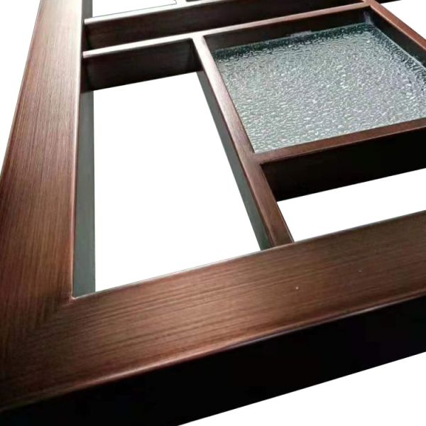 Лазер отрезал рассекатель комнаты стекла искусства рамки нержавеющей стали сильный