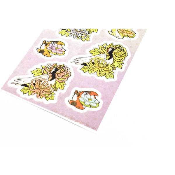 UV resistant cartoon Daisy PVC Vinyl Stickers