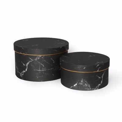 Gift Cylinder Bouquet Flower Box Packaging With Ribbon Custom