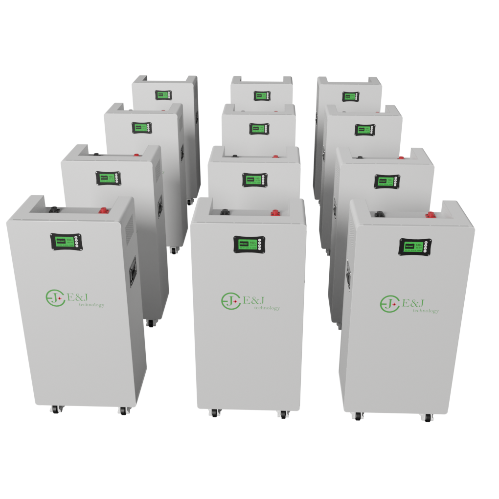 48V 392Ah 20kWh Solar Battery Cabinet Type LiFePO4 ESS Compatible With Deye Victron Growatt Inverters Floor Mounted Lithium