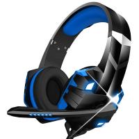G9000 Max Fones de Ouvido 7.1 Cancelamento de Ruído Gaming VR Headset Design LED com fio Para PS5