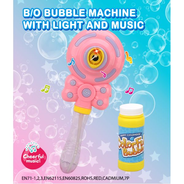 Пузырь формы леденца на палочке распыляет подарок игрушки 11*27cm для дня рождения детей