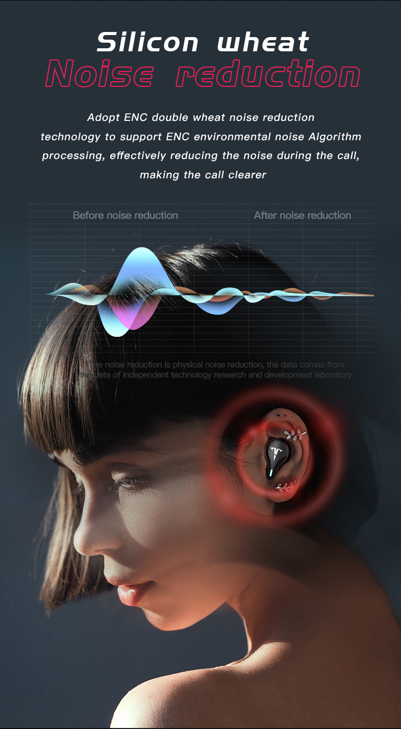 IPX4 True Wireless Stereo Earphone In Ear Gaming Headset
