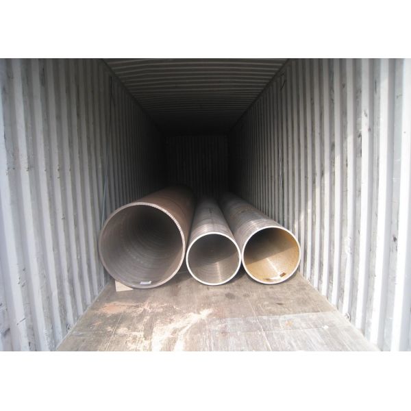 44'' Large Caliber Hot Rolled Steel Pipe , Round Steel Tubing Wall Thickness 140mm