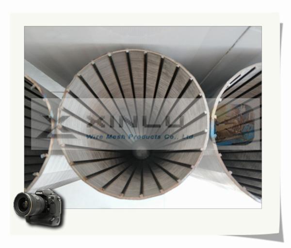 Wedge Wire Water Well Screen Pipe 114mm Diameter Non Clogged For Dewatering