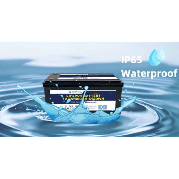 IP65 корпус 12.8В литийный аккумулятор RV 400Ah M8 Терминал низкого саморазряда 3% в месяц