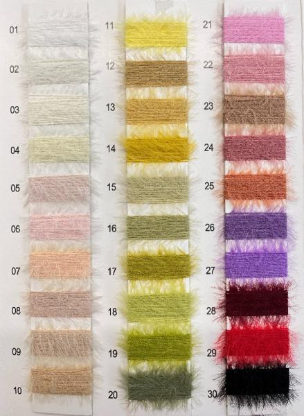 Fio acolhedor de 100% e macio de nylon da pena para tricotar manualmente luvas do xaile do lenço