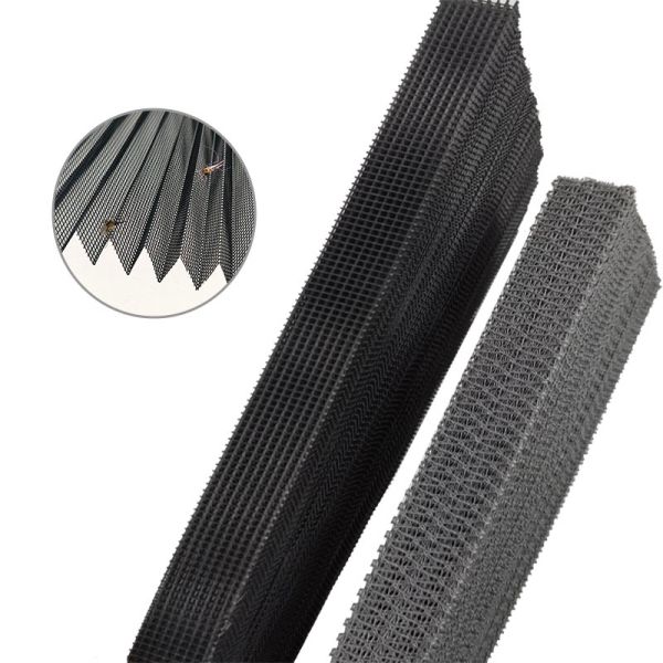 25m Roll Length Plisse Insect Screen Corrosion Resistant 80-120g Mesh Weight Production