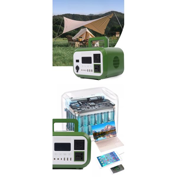 Portable Llifepo4 Battery AC 220V Outdoor Mobile Power Supply 200W Home Emergency Charging Standby Storag Energy Source