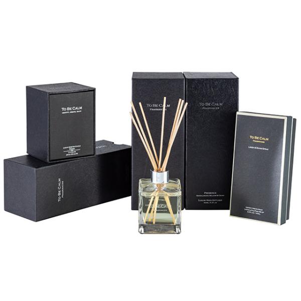 Classic Scented Candle And Diffuser Set Durable Fragrant Natural Glass Jar Reed Diffuser