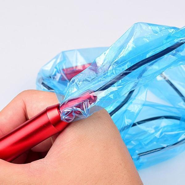 Azul plástico do saco permanente descartável do cabo do grampo da tatuagem dos acessórios da composição