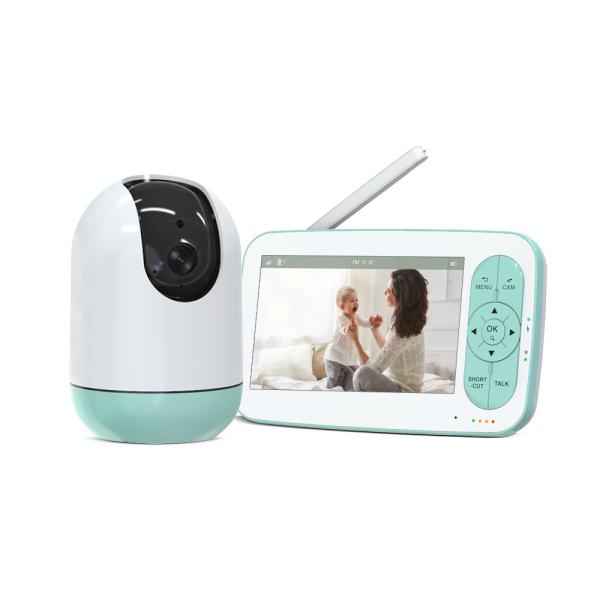 5 Inch Full HD Smart Baby Monitor with Night Vision and Two-Way Audio