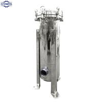 Fabricação de caixa de filtro de sacos de flange de abertura rápida de aço inoxidável