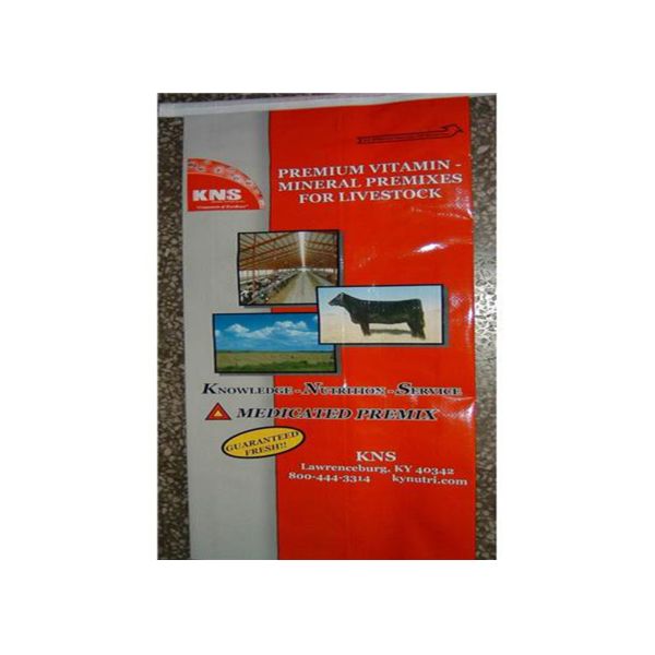 Thick Woven Polypropylene Feed Bags 50lb Lightweight