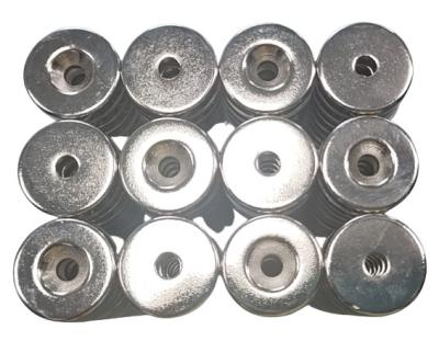 Diâmetro escareado x 6mm dos ímãs 19mm do disco N52 neodímio grosso