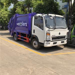 4X2 EURO 3 HOWO 8CBM RHD LHD WASTE REMOVEL TRUCK WASTE COMPACTOR TRUCK