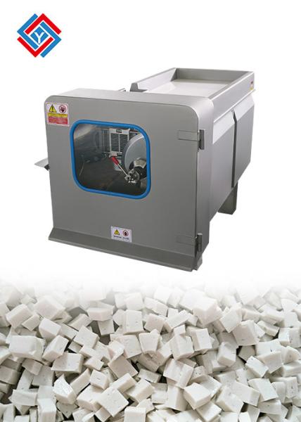 JY-350 Máquina de corte de cubos de carne de bovino congelada comercial de aço inoxidável 500 kg