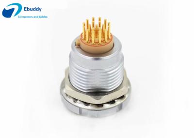 conectores da série de 2B 19pin Lemo B, conector fêmea de Lemo com as 2 porcas fixadas