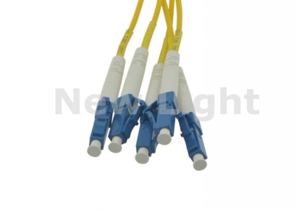 FTTH ABS Fiber Optic Splitter / 1x4 PLC Splitter Single Mode With LC UPC Connector