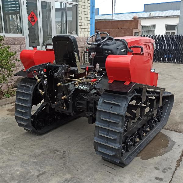 80 HP Cultivator Bulldozer Fully Automatic Rotary Small Crawler Tractor