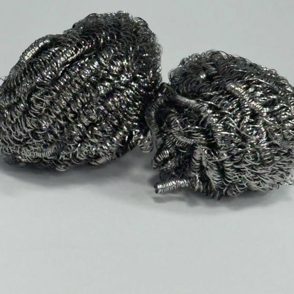 Long Lasting Stainless Steel Wire Scourer Corrosion Resistant Metal Wire Sponge