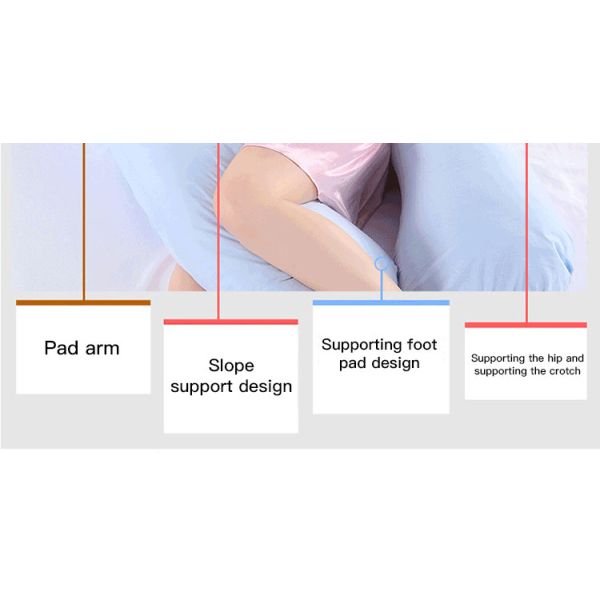 2024 JOURM Leg Support Nursing Full Body U Shape Pregnancy Pillow for Pregnant Women