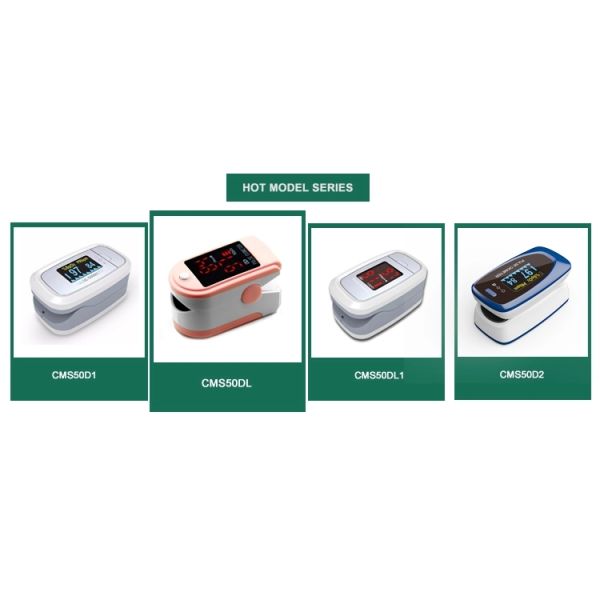 Medical Supply Equipment Device Ce FDA Blue plastic Blood Pressure Monitor used Cms50d Finger Pulse Oximeter