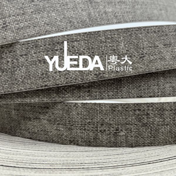 Stylish Gray Edge Banding Edging Strip For Kitchen Units Checkered Texture M9589