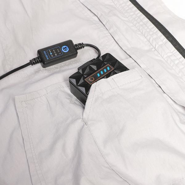 Ar branco roupa condicionada do engodo do ar da prevenção da insolação das camisas 12V
