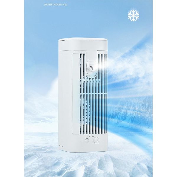 Portable Desktop Cold Air Fan with Night Light and Adjustable Height Box Size 21.2kg