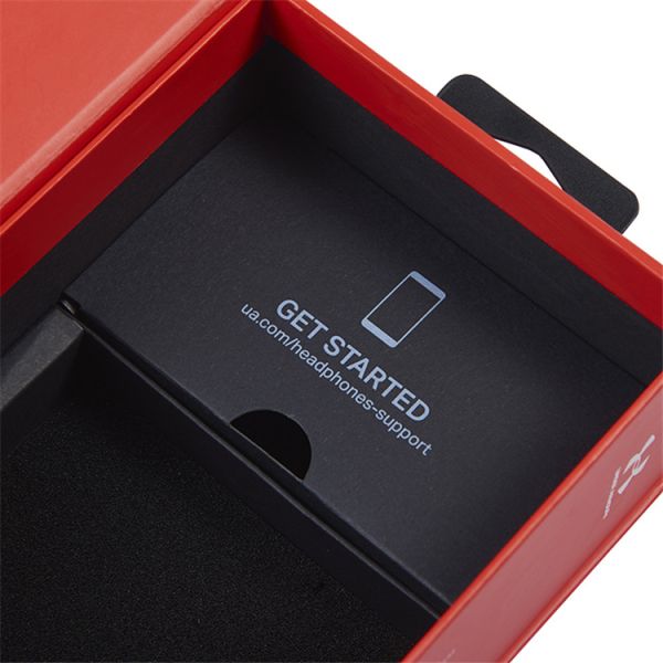 Red 1200g Printed Rigid Box For Wireless Earphone