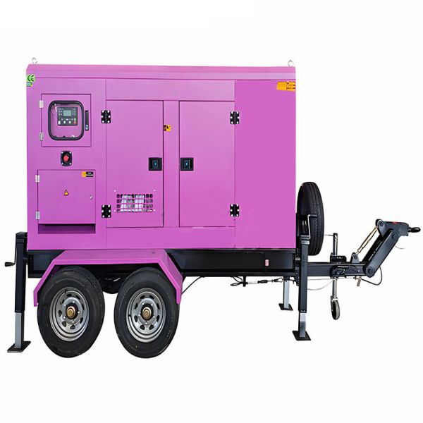 100KW Silent Diesel Generator Set 3 Phase Diesel Generator Trailer Mounted Diesel Generator