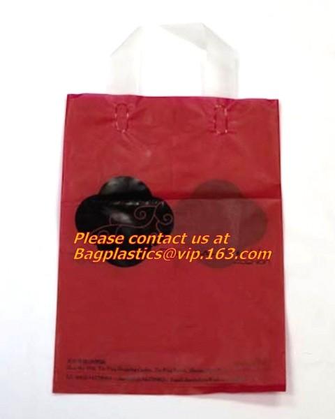 soft loop handle plastic bag manufacturer,cheap black plastic bags with handles