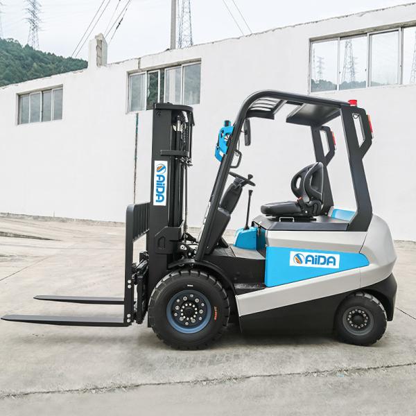 Mini empilhadeira elétrica de iões de lítio 3000 mm elevador altura sentar empilhadeira elétrica