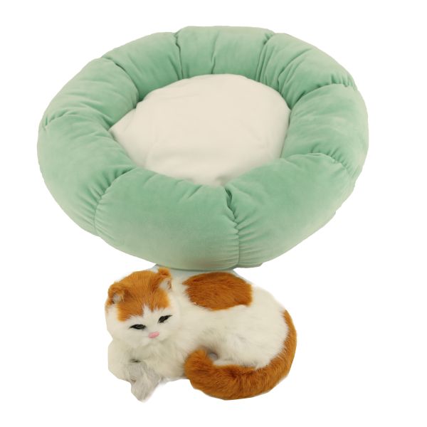 Мягкая удобная собака холста замши кровати 60cm 70cm любимца кладет уютную утихомиривая кровать в постель 40CM кота 55CM