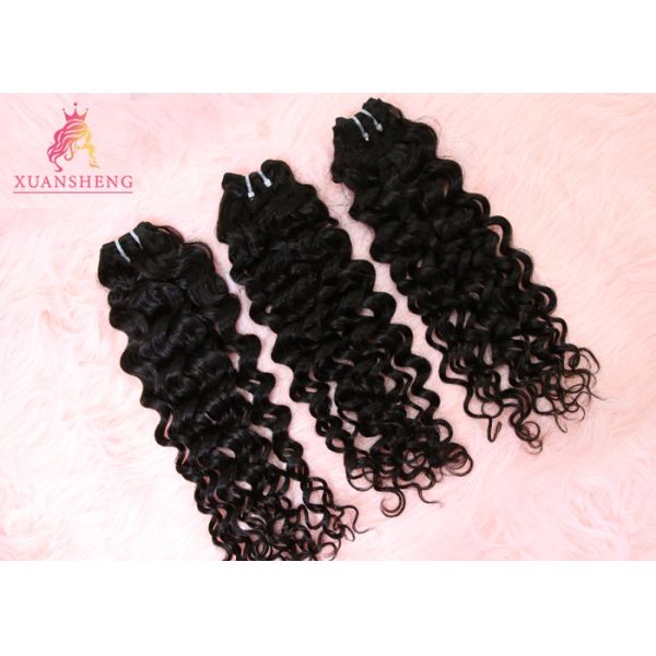 Clean And Silky Virgin Human Italian Wave Bundles Without Synthetic Hair