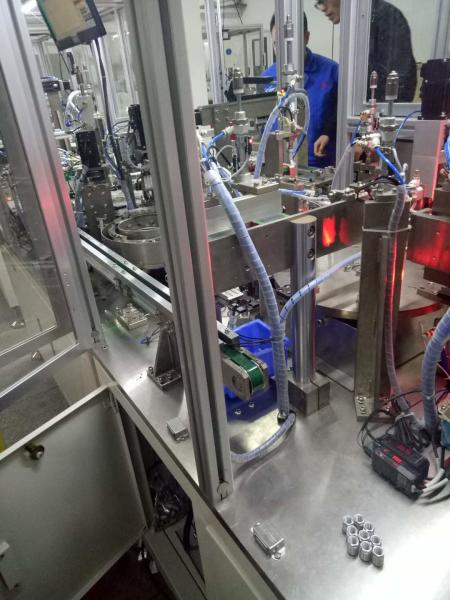 0.4--0.6Mpa Alarm Automatic Assembly Line , 220v Automated Production Line