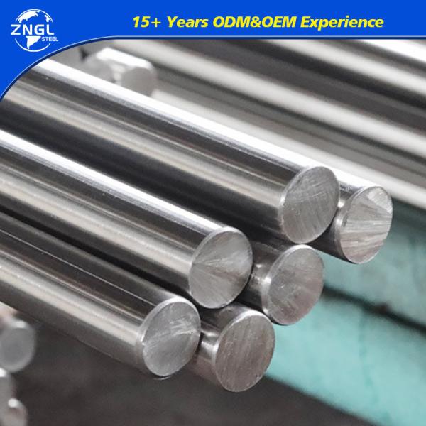 SUS 402j2 Barre ronde en acier inoxydable au carbone galvanisé Idéal pour le bâtiment et l'industrie