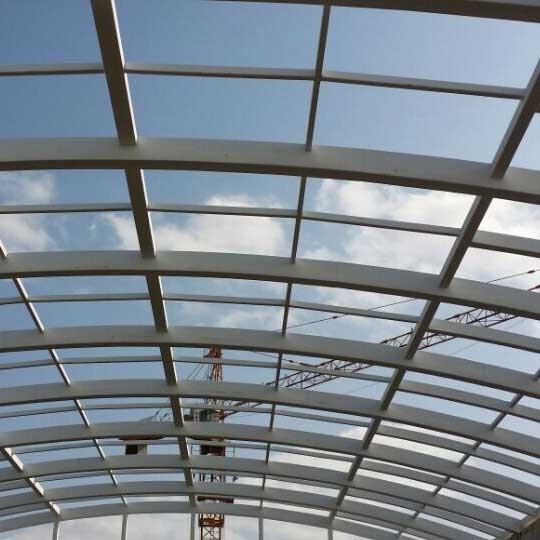 Prefab установленное обочиной вырезывание крыши большой пяди 820mm окна в крыше купола крыши