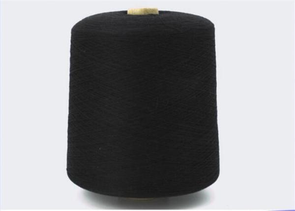O preto tingiu o fio de algodão orgânico regenerado fazendo malha personalizado